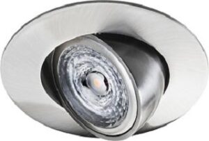 SG Leuchten LED Einbau-Downlight 6,5W Jupiter TEK gebürsteter Stahl 3000K 997171 – Bild 1
