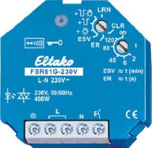 Eltako Funkaktor S-Schaltrais SSR, geräuschlos nicht potentialfrei FSR61G-230V – Bild 1