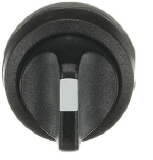 ABB Wahlschalter-Vorsatz kurz CombiLine schwarz/opak verrastend M3SS1-10B – Bild 1