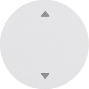 Berker Wippe polarweiß glänzend mit Aufdruck Pfeile 16202049 – Bild 1