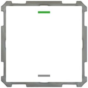 MDT Taster Light 1-fach RGBW Temperatursensor studioweiß glänz. BE-TAL63T1.01 – Bild 1