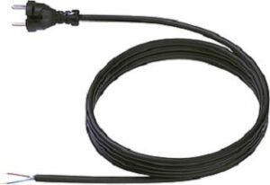 Bachmann Konturen-Zuleitung 3m schwarz H07RN-F 2x1 mit Stecker Typ 24G lose 246.175 – Bild 1