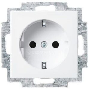 Busch-Jaeger SCHUKO Steckdose Steplatz Busch-balance SI alpinweiss 20EUCBLI-914 – Bild 1