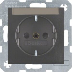 Berker Schuko-Steckdose anthrazit 47491606 – Bild 1