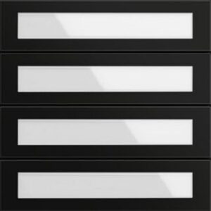 Gira Ruftastenmodul 4-fach System 106 schwarz matt 5534925 – Bild 1