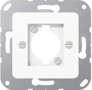 Jung Abdeckung 50x50 für LS-Steckverb. ST550 u.für Chassisstecker alpinweiss 168-1WW – Bild 1