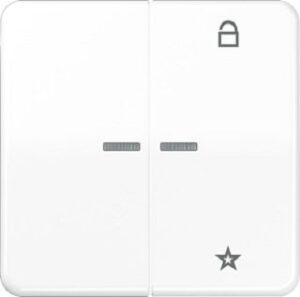 Jung eNet Funk-Steuertaste, Serie CD alpinweiß FMCD1701WW – Bild 1