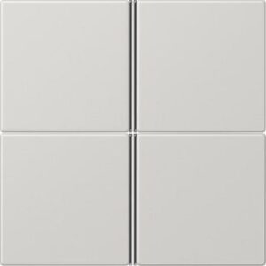 Jung Tastensatz komplett 4-fach lichtgrau LS404TSALG – Bild 1