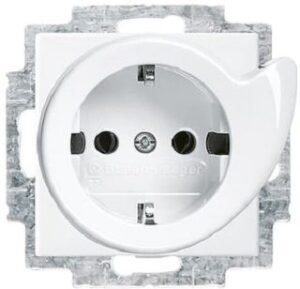 Busch-Jaeger Service Steckdose Busch-balance SI alpinweiss 20EUCBDR-914 – Bild 1