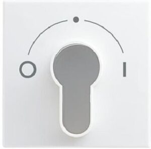 Busch-Jaeger Zentralscheibe Schlüssel Busch-balance SI alpinweiss 2557SLPZ-914-101 – Bild 1