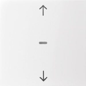 Berker Abdeckung Tastsensor-Modul 1-fach polarweiß 80961289 – Bild 1