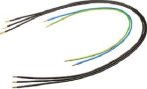 Hager Verbindungskabelbaum universZ 5pol. 3xsw. 1xbl. 1xgg. Y90L – Bild 1