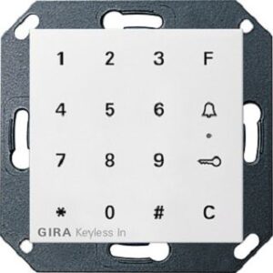 Gira Keyless In Codetastatur System 55 reinweiss glänzend 260503 – Bild 1
