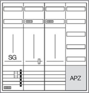 Hager KS,universZ,1100x1050x205mm,2ZP ZB342U25LS – Bild 1