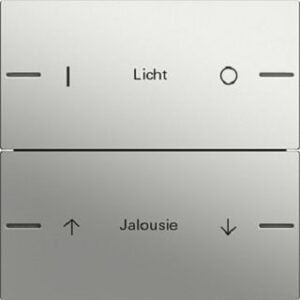 Gira Wippenset 2fach individuell für Tastsensor4 System 55 Edelstahl 5762600 – Bild 1