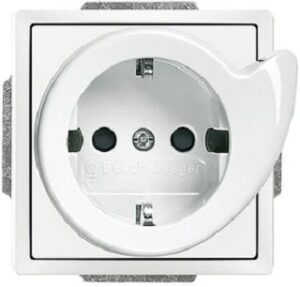 Busch-Jaeger Servicesteckdose solo Steckdosen studioweiß 20EUCBDR-84 – Bild 1