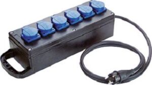 Bachmann Vollgummi-Verteiler 6xSchuko 349.185 – Bild 1