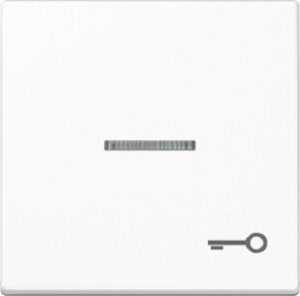 Jung Wippe mit Symbol Tür alpinweiss A590KO5TWW – Bild 1