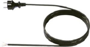 Bachmann Schuko-Zuleitung 2m schwarz H07RN-F 3G1,5 mit Zentralstecker 322.184 – Bild 1