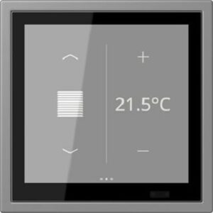 Jung KNX Raumcontroller LS TOUCH, NaV gris 31 LCZ459BFD1S203 – Bild 1