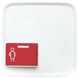 Busch-Jaeger Zentralscheibe, alpinweiß,  Datenkommunikation, Licht-Ton-Rufsysteme 2548-022A-214-101 – Bild 1