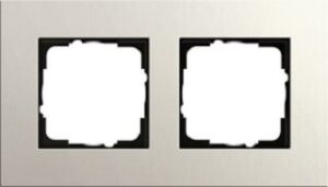 Gira 2-fach Abdeckrahmen Esprit Lin. Mplx. Hellgrau 0212220 – Bild 1