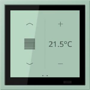 Jung KNX Raumcontroller LS TOUCH, NaV vert anglais clair LCZ459BFD1S217 – Bild 1