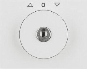 Berker Zentralstück mit Schloss für Jalousie K.1 polarweiß 1079710900 – Bild 1