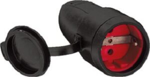Bachmann Schuko Gummikupplung mit Deckel 919.176 – Bild 1