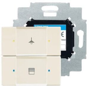 Busch-Jaeger Bedienelement 2-fach mit integriertem Busankoppler 6126/01-82 – Bild 1