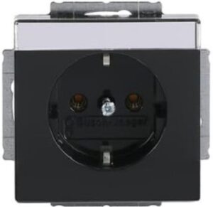 Busch-Jaeger SCHUKO Steckdose Beschr. solo anthrazit 20EUN-81 – Bild 1