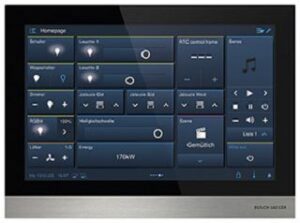 Busch-Jaeger IP touch 10 LAN/WLAN 185x251x31mm schwarz H8237-4B-03 – Bild 1