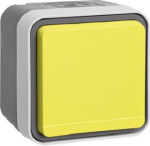 Berker Steckdose gelb mit Klappdeckel 47403524 – Bild 1