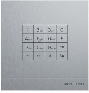 Busch-Jaeger Außenstat mit Tastatur Busch-Welcome Edelstahl 83100/71-660 – Bild 1