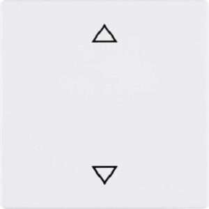 Berker KNX-Funk Jalousie-Taste polarweiß samt 85245229 – Bild 1