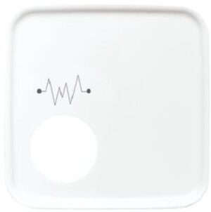 Busch-Jaeger C-Scheibe R-SI CO99 Ruf alpinweiss 2548-020F-214 – Bild 1