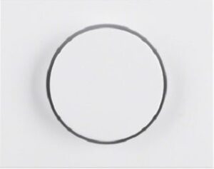 Berker Zentralstück polarweiß glänzend mit Regulierknopf 11357009 – Bild 1