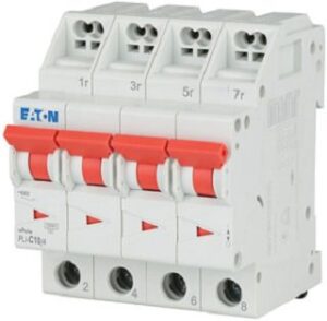 Eaton (Installation) Leitungsschutzschalter C 10A, 4p Steckkl. PLI-C10/4 – Bild 1