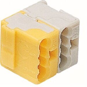 Hager Bussteckklemme gelb/weiss tebis EIB -2polig TG025 – Bild 1