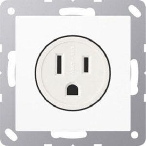 Jung Steckdose NEMA 15A US-Norm UP alpinweiss A521-15WW – Bild 1