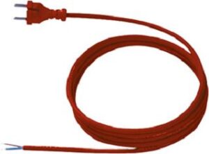 Bachmann Konturen-Zuleitung 5m rot H07RN-F 2x1 mit Stecker Typ 24G 246.376 – Bild 1