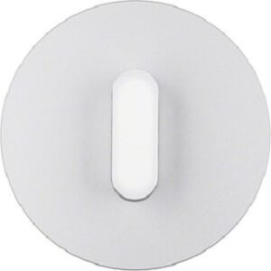 Berker Abdeckplatte mit Knebel R.Classic aluminium polarweiß 1001207400 – Bild 1