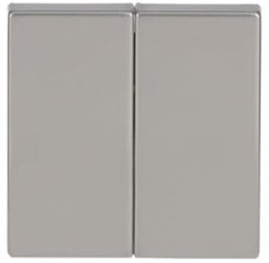 Busch-Jaeger Wippe edelstahl Serien- Wechselschalter 1785-866 – Bild 1