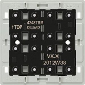Jung Tastsensor-Modul 4-fach UP 20mA 4-kanalig 24VAC/DC 8xLED 4248TSM – Bild 1