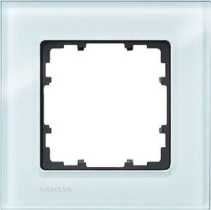 Siemens miro Glas Rahmen kristallgrün, 1-fach 5TG1201 – Bild 1