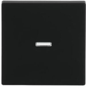 Busch-Jaeger Kontrollwippe transparente Kalotte future linear schwarz matt 1789N-885 – Bild 1