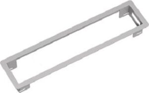 Bachmann Power Frame Einbaurahmen 4-fach sil bergrau RAL9006 317.006 – Bild 1