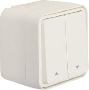 Berker Jalousie-Serienschalter 1-polig polarweiß 30753522 – Bild 1