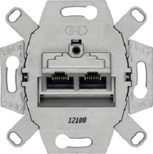 Siemens Anschlussdose geschirmt 2x 8-pol RJ45 Kat.6 5TG2026-2 – Bild 1