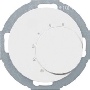 Berker Temperaturregler polarweiß glänzend 20262079 – Bild 1